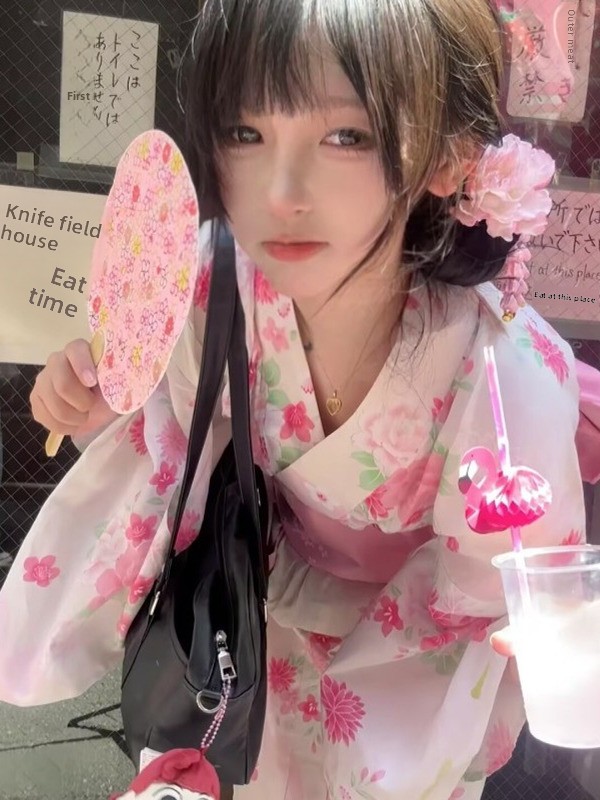 Ethnic Fashion Online - 전통 일본식 기모노 정장 목욕 가운