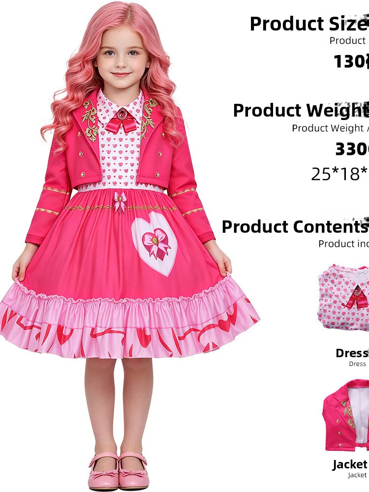 Ethnic Fashion Online - 새로운 핑크 드레스 코스프레 공연 의상