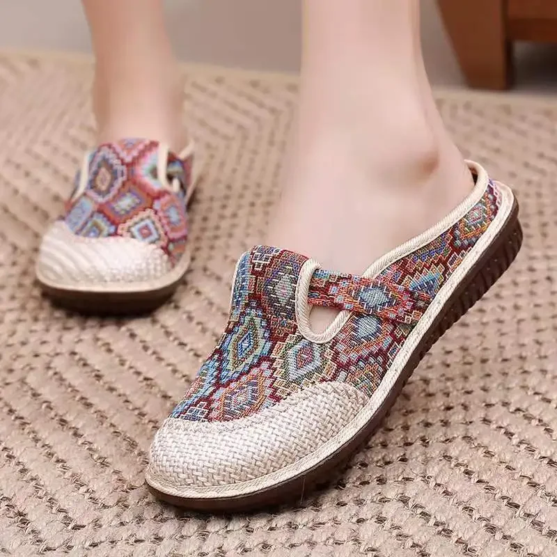Ethnic Fashion Walk - 여성용 에스닉 스타일 슬리퍼, 여성용 패션
