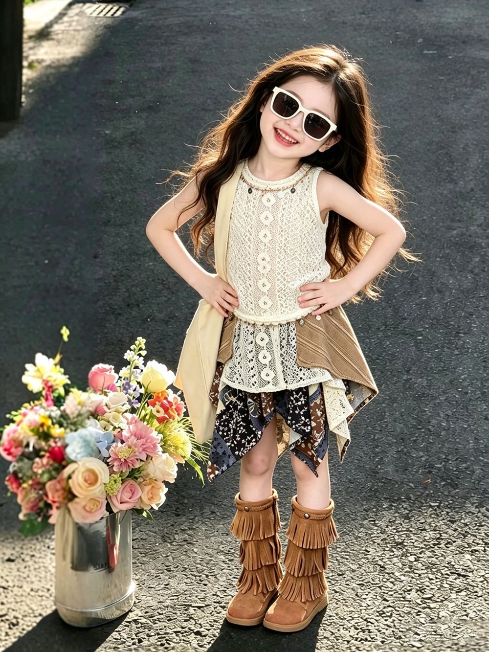 Kids Ethnic Fashion - 여아 여름 의상 2026 신상 에스닉