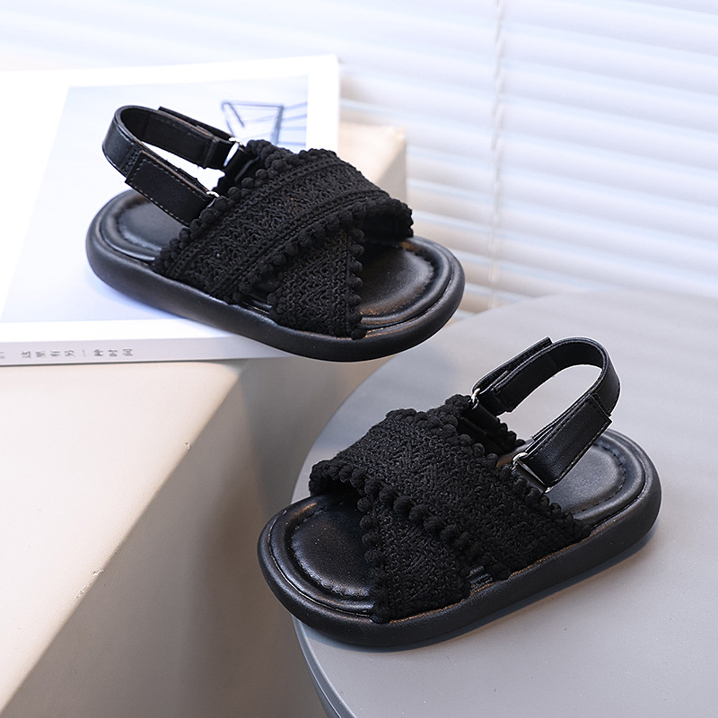 여아 여름 비치 샌들 에스닉 스타일 키즈 캐주얼 샌들  - Kids Ethnic Fashion 리뷰 및 가격