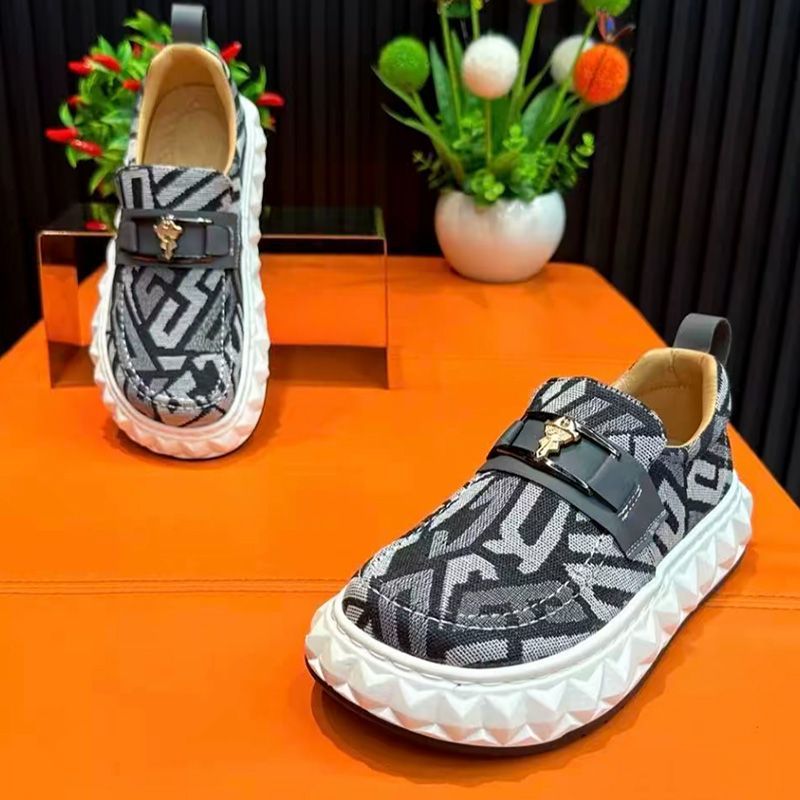 남성용 에스닉 프린트 신발, 두꺼운 밑창의 캐주얼 신발 - Ethnic Fashion Walk 리뷰 및 가격