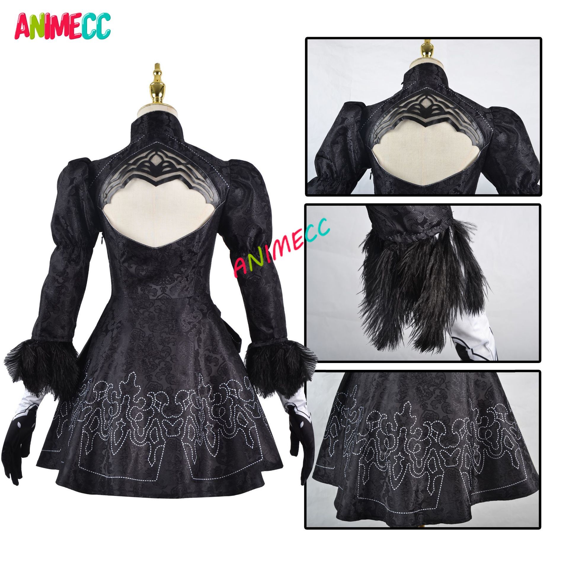 애니메이션 S-3XL 2B 니어 오토마타 코스프레 의상 - Ethnic Outfit 리뷰 및 가격