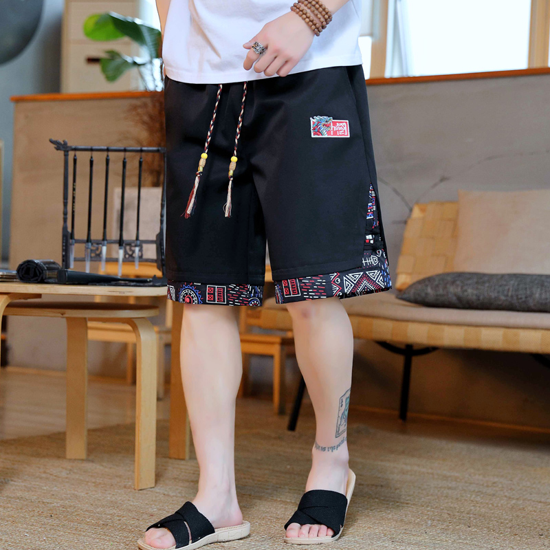 남성 여름 2024 패션 비치 루즈 캐주얼 스트레이트  - Urban Ethnic Fashion 리뷰 및 가격