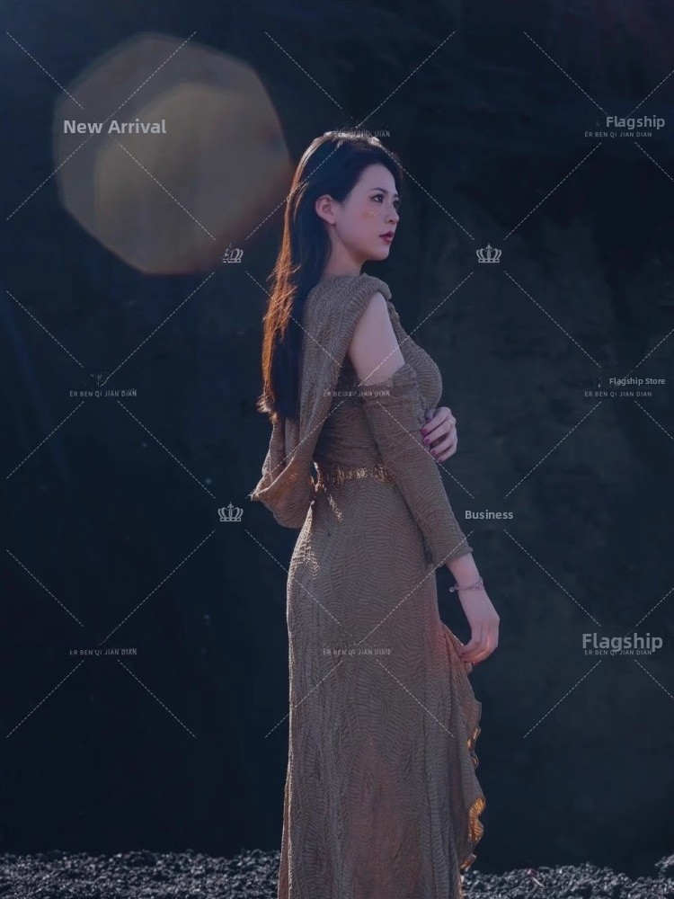 새로운 사막 공주 스타일 사진 촬영 드레스, 민족풍 캐 - Ethnic Fashion Online 리뷰 및 가격