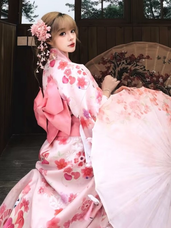 전통 일본식 기모노 목욕 가운 신상품 사진 소품 소녀의 - Ethnic Fashion Online 리뷰 및 가격